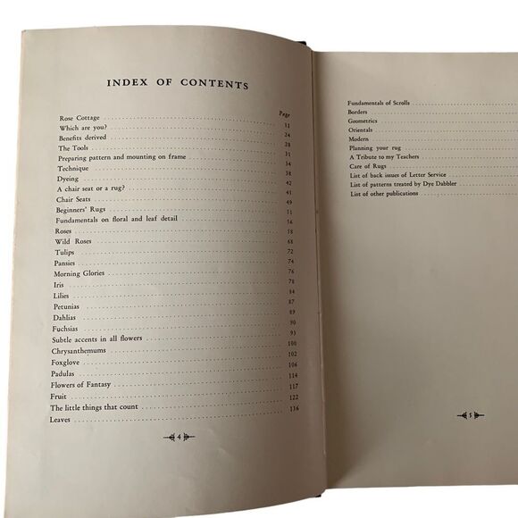 You…Can Hook Rugs 1950’s Hardcover Book - Picture 7 of 9